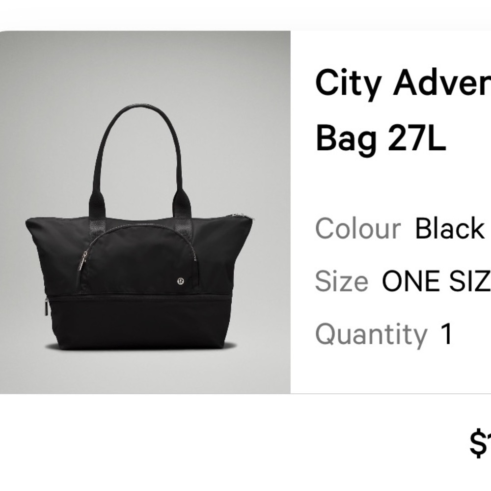 Lululemon City Adventurer Tote 27L
